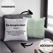 Entrepreneur Kissen mit Füllung 40x40 Entrepreneurship Geschenk Spruch Motivation Idee (Grau) Grün Trendation