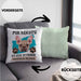 Französische Bulldogge Besitzer Kissen mit Füllung 40x40 Geschenk Lustiger Spruch Geschenkidee Mir Reichts Ich Geh Zu Meinem Französische Bulldogge (Grau) Grün Trendation