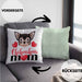 Chihuahua Besitzer Mom Mama Kissen mit Füllung 40x40 Geschenk Lustiger Spruch Geschenkidee Chihuahua Besitzerin (Grau) Grün Trendation