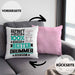 Drummer Geschenk Lustiger Spruch für Drummer Geschenkidee Bester Drummer Der WeltKissen mit Füllung 40x40 (Grau) Rosa Trendation