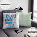 Segler Kissen mit Füllung 40x40 Geschenk So Sieht Ein Richtig Cooler Segler Aus Geschenkidee Spruch Lustig (Grau) Grün Trendation