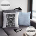 Wikinger Kissen mit Füllung 40x40 Geschenk Nicht alle Probleme Schwert Lösen Axt Mittelalter Kaffee-Kissen mit Füllung 40x40 (Grau) Blau Trendation