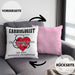 Kardiologe Geschenk Kissen mit Füllung 40x40 Cardiologist Definition Ekg Herz Kardiologie (Grau) Rosa Trendation