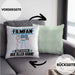 Filmfan Kissen mit Füllung 40x40 Geschenk für Filmfan Der Mann Der Alles Kann Geschenkidee zum Geburtstag (Grau) Grün Trendation
