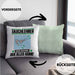 Tauchlehrer Kissen mit Füllung 40x40 Geschenk für Tauchlehrer Der Mann Der Alles Kann Geschenkidee zum Geburtstag (Grau) Grün Trendation
