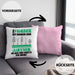 Gärtner Kissen mit Füllung 40x40 mit Spruch Garten Hobbygärtner Geschenk Lustig Gärtnerin Geschenkidee (Grau) Rosa Trendation