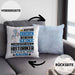 Historiker Geschenk Kissen mit Füllung 40x40 Lustiger Spruch Erheben Sie Sich Der Historiker Betritt den Raum (Grau) Blau Trendation