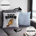 Bieber Kissen mit Füllung 40x40 Biebermotiv Geschenk Tierwohlhaber (Grau) Blau Trendation