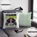 Berner Sennen Besitzerin Kissen mit Füllung 40x40 Geschenk Lustiger Spruch Geschenkidee Personal Stalker (Grau) Grün Trendation