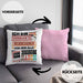 Webdesigner Kissen mit Füllung 40x40 Geschenk Spruch Lustig Geschenkidee für Webdesigner Geburtstag Ich Bin Der Verrückte Webdesigner (Grau) Rosa Trendation