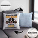 Berner Sennen Besitzer Kissen mit Füllung 40x40 Geschenk Lustiger Spruch Geschenkidee Besitzerin Berner Sennen Haben Personal (Grau) Blau Trendation