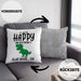 T-Rex Dino Kissen mit Füllung 40x40 Geschenk Wenn Du Glücklich Bist Und Du Es Weißt Klatsche Geschenkidee Dinosaurier Fans (Grau) Grau Trendation