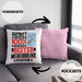 Meeresbiologe Geschenk Lustiger Spruch für Meeresbiologe Geschenkidee Bester Meeresbiologe Der WeltKissen mit Füllung 40x40 (Grau) Rosa Trendation