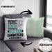 Bandmitglied Geschenk Lustiger Spruch für Bandmitglied Geschenkidee Bester Bandmitglied Der WeltKissen mit Füllung 40x40 (Grau) Grün Trendation