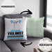 Violinist Geschenk Kissen mit Füllung 40x40 Ich Bin Violinist Aber Sag Doch Einfach Superheld Lustige Geschenkdiee für Violinist (Grau) Grün Trendation