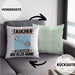 Taucher Kissen mit Füllung 40x40 Geschenk für Taucher Der Mann Der Alles Kann Geschenkidee zum Geburtstag (Grau) Grün Trendation