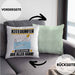 Kitesurfer Kissen mit Füllung 40x40 Geschenk für Kitesurfer Der Mann Der Alles Kann Geschenkidee zum Geburtstag (Grau) Grün Trendation