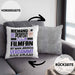 Filmfan Geschenk Kissen mit Füllung 40x40 Lustige Geschenkidee für Filmfan Geburtstag Niemand Ist Perfekt Aber Als Filmfan Ist Man Nah Dran (Grau) Grau Trendation