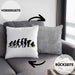 Gärtner Evolution Kissen mit Füllung 40x40 mit Spruch Garten Hobbygärtner Gärtner Geschenk Lustig Gärtnerin Geschenkidee (Grau) Grau Trendation