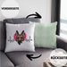 Schäferhund Besitzer Kissen mit Füllung 40x40 Geschenk Lustiger Spruch Geschenkidee Herzschlag Schäferhund (Grau) Grün Trendation