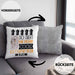 Kletterpartnerin Geschenk Kissen mit Füllung 40x40 Lustig Geschenkidee für Kletterpartnerin Geburtstag So Sieht Eine Richtig Coole Kletterpartnerin Aus Frauen Spruch (Grau) Grau Trendation