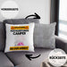 Camper Kissen mit Füllung 40x40 Geschenk Lustiger Spruch Geschenkidee für Camper Achtung Hochleistungs Camper Bei Der Arbeit (Grau) Grau Trendation