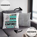Komponist Geschenk Kissen mit Füllung 40x40 Lustiger Spruch Erheben Sie Sich Der Komponist Betritt den Raum (Grau) Grau Trendation