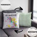 Lustige Nö Einfach Nö Kissen mit Füllung 40x40 Mit Spruch Einhorn Geschenk Mama Freundin Kollegin Geschenkidee Arbeit Frauen (Grau) Grün Trendation