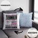 Tiermaler Geschenk Kaffee-Kissen mit Füllung 40x40 Geschenkidee für Tiermaler Ich Bin Tiermaler Ich Kann Es Dir Erklären Jedoch Nicht Für Dich Verstehen Spruch Lustig (Grau) Blau Trendation