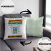 Aquarium-Enthusiast Kissen mit Füllung 40x40 Geschenk Lustiger Spruch Geschenkidee für Aquarium-Enthusiast Achtung Hochleistungs Aquarium-Enthusiast Bei Der Arbeit (Grau) Grün Trendation