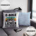 Elektrofahrrad E-Bike Kissen mit Füllung 40x40 mit Spruch Geschenk Ebike Lustige Geschenke Rentner (Grau) Blau Trendation