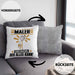 Maler Kissen mit Füllung 40x40 Geschenk für Maler Der Mann Der Alles Kann Geschenkidee zum Geburtstag (Grau) Grau Trendation