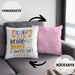 So Sieht Ein Richtig Cooler Schwägerschaft Aus Geschenk Kissen mit Füllung 40x40 Lustiger Spruch Geschenkidee (Grau) Rosa Trendation
