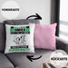 Singer-Songwriter Kissen mit Füllung 40x40 Geschenk für Singer-Songwriter Geburtstag Lustiger Spruch Was Ist Deine Superkraft (Grau) Rosa Trendation