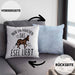 Lustige Esel-Kissen mit Füllung 40x40 Geschenk für Mädchen, die Esel lieben "Nur Ein Mädchen Das Esel Liebt" (Grau) Blau Trendation