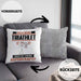 Triathlet Kissen mit Füllung 40x40 Geschenk für Triathlet Geburtstag Lustiger Spruch Was Ist Deine Superkraft (Grau) Grau Trendation
