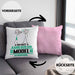 Model Geschenk Kissen mit Füllung 40x40 So Gut Kann Nur Ein Model Aussehen Geschenkidee (Grau) Rosa Trendation