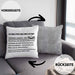 Industriemechaniker Geschenk Kissen mit Füllung 40x40 Spruch Männer Definition Lustige Geschenkidee für Industriemechaniker (Grau) Grau Trendation