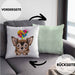 Chihuhahua Mama Besitzer Kissen mit Füllung 40x40 Geschenkidee Frauchen Herrchen Herz (Grau) Grün Trendation