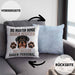 Rottweiler Besitzer Kissen mit Füllung 40x40 Geschenk Lustiger Spruch Geschenkidee Besitzerin Rottweiler Haben Personal (Grau) Blau Trendation
