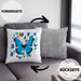 Schmetterling Kissen mit Füllung 40x40 Grafik Geschenkidee (Grau) Grau Trendation