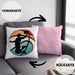 Basketball Kissen mit Füllung 40x40 Geschenk Basketballspieler Trainer Geschenkidee Lustige Kissen mit Füllung 40x40 Basketballer Jungs Jungen Coach (Grau) Rosa Trendation