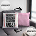 Wellensittich Kissen mit Füllung 40x40 Geschenk Spruch Lustig Zuhause Ist Wo Meine Wellensittiche Sind Geschenkidee Geburtstag (Grau) Rosa Trendation