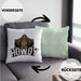 Lustige Kissen mit Füllung 40x40 für Line Dance Fans Howdy Cowboy Geschenkidee (Grau) Grün Trendation