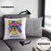Französische Bulldogge Besitzer Farbe Love Kissen mit Füllung 40x40 Geschenk Lustiger Spruch Geschenkidee Französische Bulldogge Besitzerin (Grau) Grau Trendation