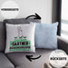 Gärtner Geschenk Kissen mit Füllung 40x40 Ich Bin Gärtner Aber Sag Doch Einfach Superheld Lustige Geschenkdiee für Gärtner (Grau) Blau Trendation