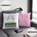 Rockmusiker Geschenk Kissen mit Füllung 40x40 Ich Bin Rockmusiker Aber Sag Doch Einfach Superheld Lustige Geschenkdiee für Rockmusiker (Grau) Rosa Trendation