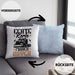 Kipper LKW Fahrer Geschenk Kissen mit Füllung 40x40 Lustiger Spruch Echte Kerle Fahren Kipper Geschenkidee (Grau) Blau Trendation