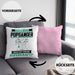 Popsänger Kissen mit Füllung 40x40 Geschenk für Popsänger Geburtstag Lustiger Spruch Was Ist Deine Superkraft (Grau) Rosa Trendation