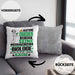 Biologe Geschenk Kissen mit Füllung 40x40 Lustiger Spruch Erheben Sie Sich Der Biologe Betritt den Raum (Grau) Grau Trendation